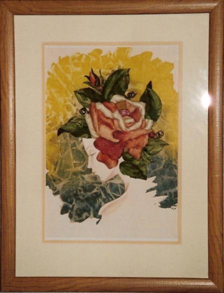 La femme � la rose